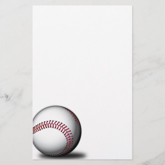 Baseball-Briefpapier Briefpapier (Vorderseite)