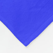 BASEBALL Bright Blue Schwarz-weiß Racing Stripes Fleecedecke (Ecke)