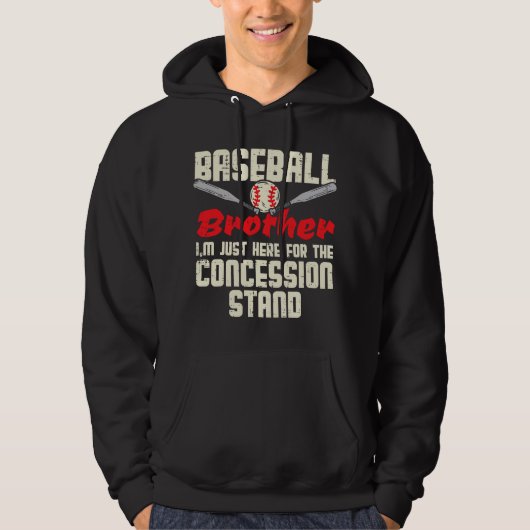 Baseball Brother Concession Stand Family Matching  Hoodie (Vorderseite)