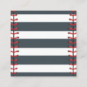 Baseball-Bücher für Baby Begleitkarte (Rückseite)