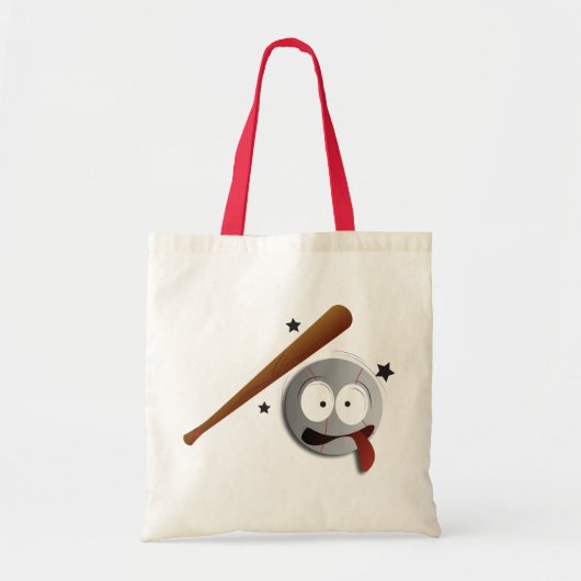 Baseball-Buchtasche - superniedliches! Tragetasche (Vorne)