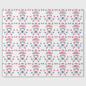 Baseball Bunting Flags Kindergeburtstag Geschenkpapier (Flach)