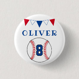 Baseball Bunting Flags Kindergeburtstag Party Button
