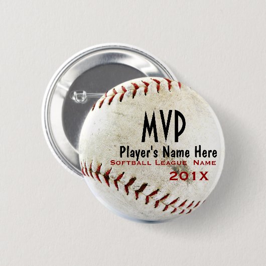 Baseball Button (Vorne & Hinten)