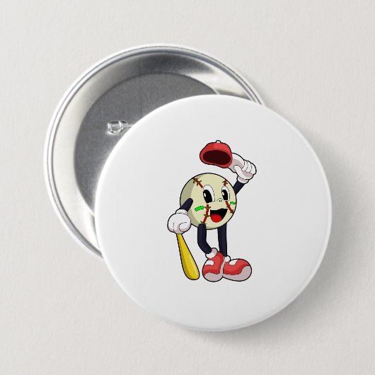 Baseball Button (Vorne & Hinten)
