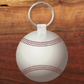 Baseball Button-Schlüsselanhänger Schlüsselanhänger (Vorderseite)