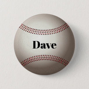 Baseball-Button-Vorlage, personalisieren Button