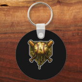 Baseball Camo Drip Ice Cream Youth Boys Srts  Schlüsselanhänger (Vorderseite)