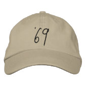 Baseball Cap 1969 Bestickte Baseballkappe (Vorderseite)