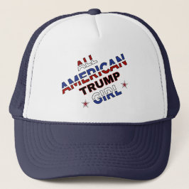 Baseball Cap: Alles amerikanische Trump-Mädchen Truckerkappe
