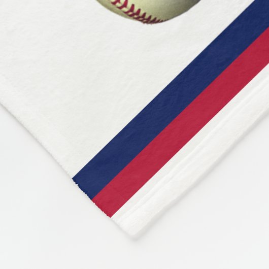 Baseball Cap Bats Diamant Name Team Fleecedecke (Ecke)