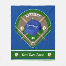 Baseball Cap Bats Diamant Name Team