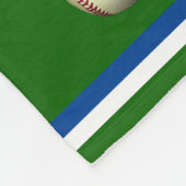 Baseball Cap Bats Diamant Name Team Fleecedecke (Ecke)