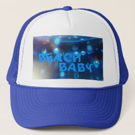 Baseball Cap (Blue BEACH BABY) RFPMDesign ©️ 2012 Truckerkappe