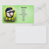 Baseball Cap Card Kopie, Name, Adresse 1, Adressen Visitenkarte (Vorne/Hinten)