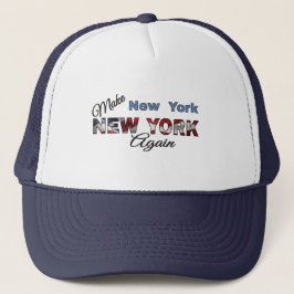Baseball Cap: New York wieder herstellen Truckerkappe