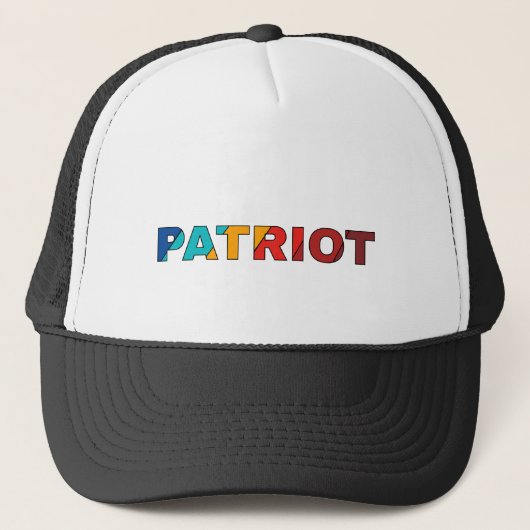 Baseball Cap: Patriot Truckerkappe (Vorderseite)