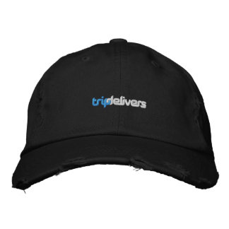 Baseball-Cap-Schwarz bestickter Hut