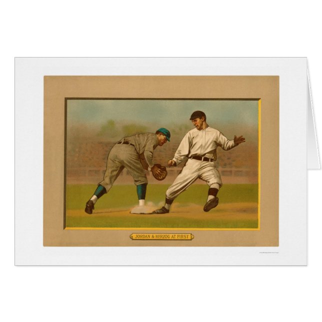 Baseball Card Play Action 1911 (Vorderseite (Horizontal))