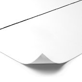 Baseball-Cartoon 4879 Poster (Ecke)