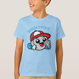 Baseball-Cartoonfigur T-Shirt