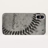 Baseball Case-Mate iPhone Hülle (Rückseite (Horizontal))
