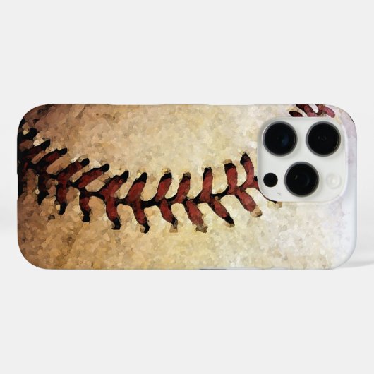 Baseball Case-Mate iPhone Hülle (Rückseite (Horizontal))
