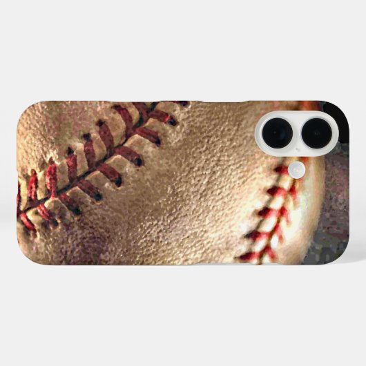Baseball Case-Mate iPhone Hülle (Rückseite (Horizontal))