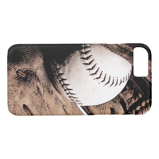 Baseball Case-Mate iPhone Hülle (Rückseite (Horizontal))