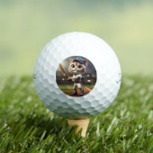 Baseball Cat Golfball (Insitu T-Shirt)