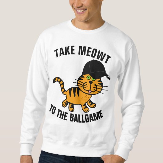 BASEBALL CAT NEHMEN MEOWT T - SHIRT T-SHIRTS (Vorderseite)