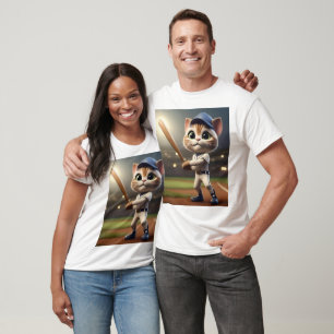 Baseball Cat T-Shirt
