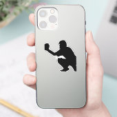 Baseball-Catcher-Aufkleber für benutzerdefinierte  Aufkleber (Telefon)