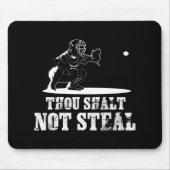 Baseball Catcher, den du nicht stehlen willst - Re Mousepad (Vorne)