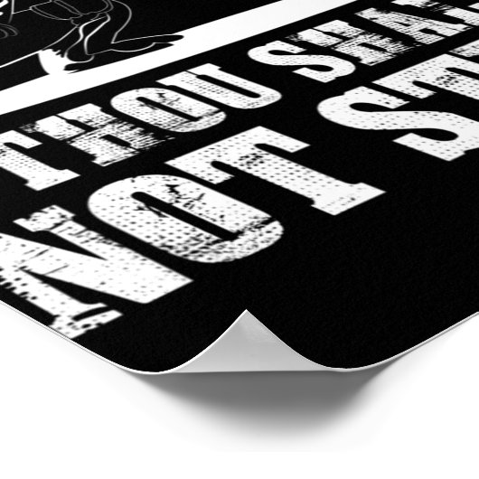 Baseball Catcher, den du nicht stehlen willst - Re Poster (Ecke)