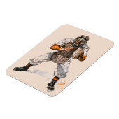 Baseball Catcher Magnet (Linke Seite)