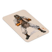 Baseball Catcher Magnet (Rechte Seite)