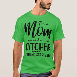 Baseball Catcher Mama Sprichwort für Mütter T-Shirt