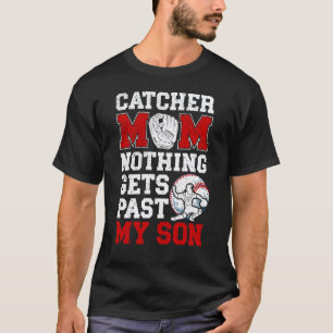 Baseball Catcher Mom Stolze Mama eines Baseball Ca T-Shirt