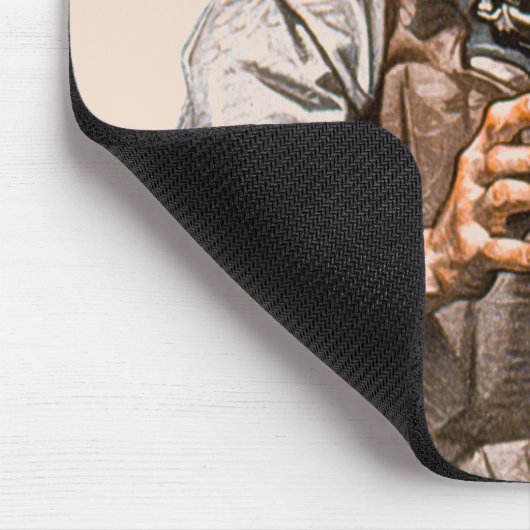 Baseball Catcher Mousepad (Ecke)