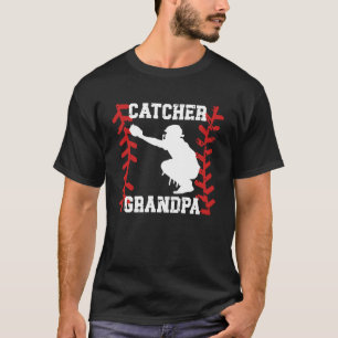 Baseball Catcher Opa Baseball Catcher Großvater T-Shirt
