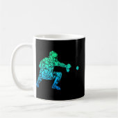 Baseball Catcher Player Jugend Männer Kinder Junge Kaffeetasse (Links)