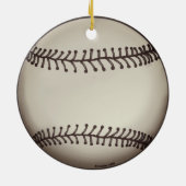 Baseball Catcher-Schmuckstück Keramik Ornament (Hinten)