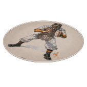 Baseball Catcher Schneidebrett (Ecke)
