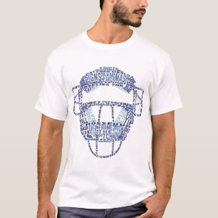 Baseball Catchers Maske Word Art T-Shirt