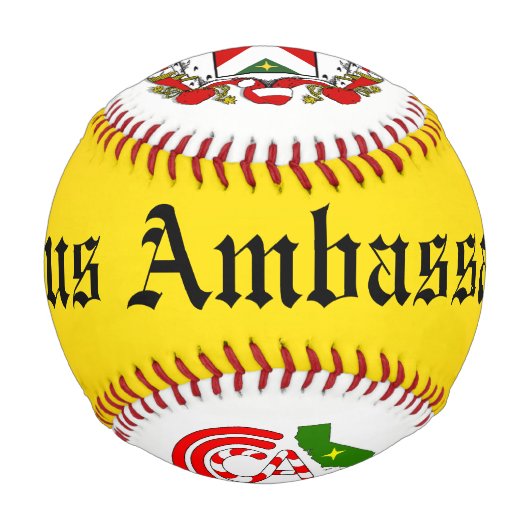 Baseball - CCCA Personalisiert (Rückseite)