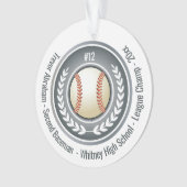 Baseball Champion Coach Ornament (Vorderseite)