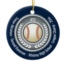 Baseball Champion Player School Silver Grau Blue
