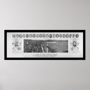 Baseball Chicagos CUB verficht Foto 1907 Poster