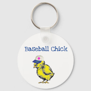 Baseball Chick Schlüsselanhänger